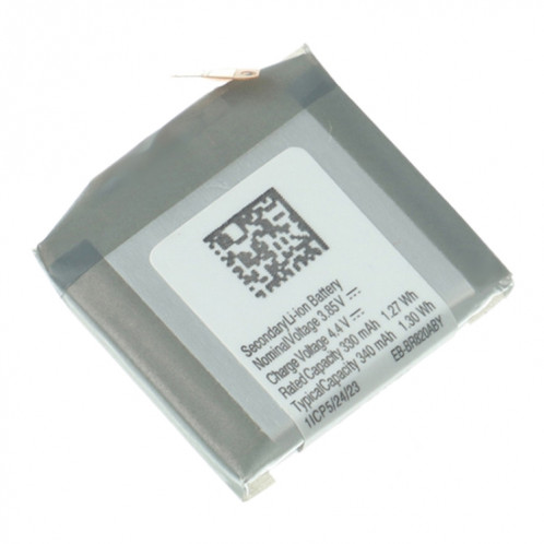 Remplacement de batterie Li-polymère 340mAh EB-BR820ABY pour Samsung Galaxy Watch Active 2, Remarque importante : pour les batteries au lithium, seuls des moyens d'expédition sécurisés vers l'Union européenne (27 SH4503416-04