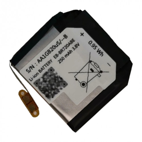 250mAh EB-BR720ABE Remplacement de batterie Li-polymère pour Samsung Gear S2 classic SM-R720, Remarque importante : Pour les batteries au lithium, seuls des moyens d'expédition sécurisés vers l'Union européenne (27 SH4507782-03