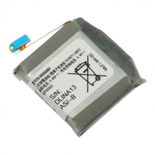 330mAh EB-BR840ABY Remplacement de batterie Li-polymère pour Samsung Galaxy Watch 3 45MM SM-R840, Remarque importante : Pour les batteries au lithium, seuls des moyens d'expédition sécurisés vers l'Union européenne SH45081780-03