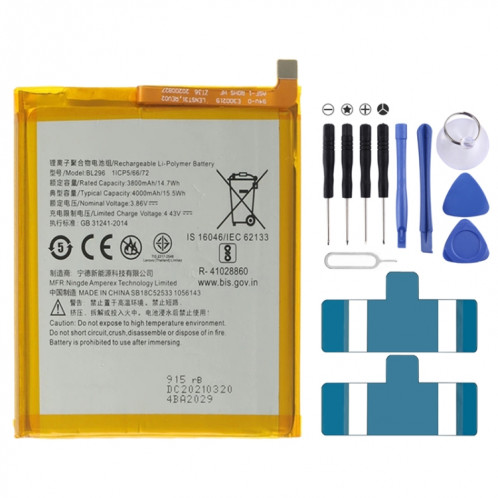 5000mAh L19D1P32 pour le remplacement de la batterie li-polymère Lenovo Tab M10 TB-X505X SH4525925-03