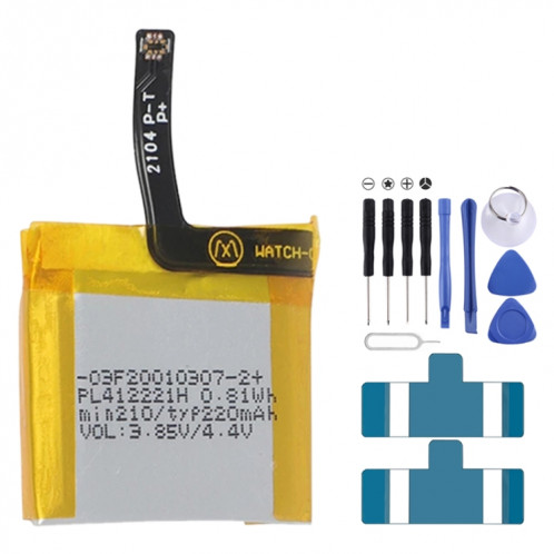 Remplacement de batterie Li-polymère 200mAh PL402120V pour Huami Amazifit Ares Bip/GTR, Remarque importante : pour les batteries au lithium, seuls des moyens d'expédition sécurisés vers l'Union européenne (27 pays), SH45341472-03