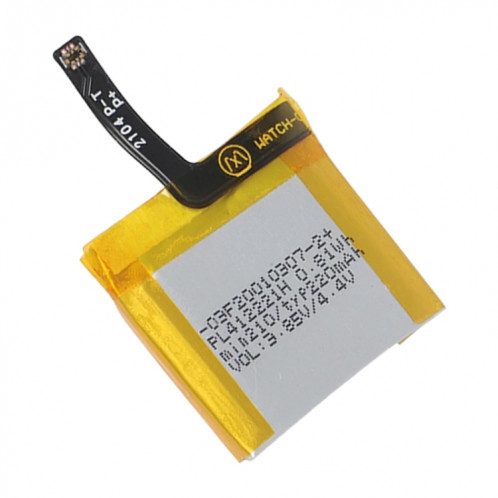 Remplacement de batterie Li-polymère 200mAh PL402120V pour Huami Amazifit Ares Bip/GTR, Remarque importante : pour les batteries au lithium, seuls des moyens d'expédition sécurisés vers l'Union européenne (27 pays), SH45341472-03