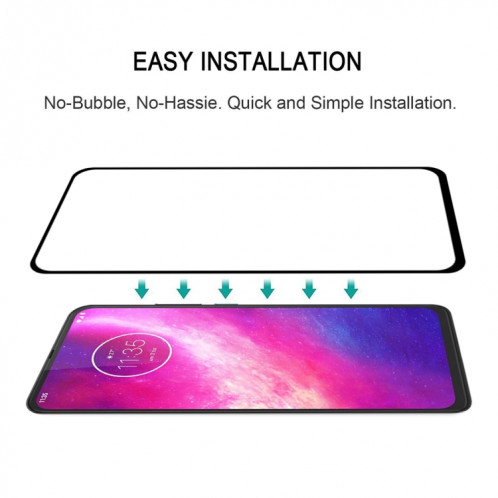 Pour Motorola One Hyper Full Glue Film de protection d'écran en verre trempé à couverture complète SH4303101-08