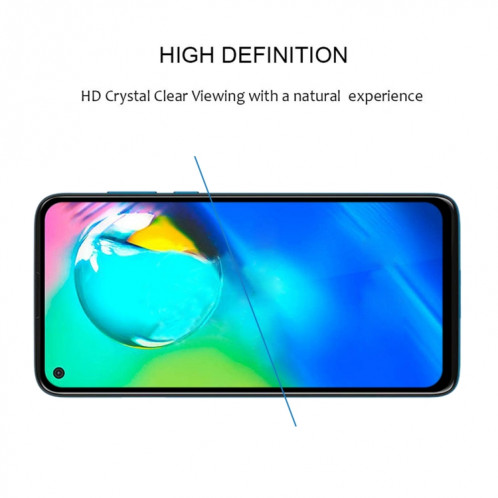 Pour Motorola Moto G8 Power Full Glue Full Cover Film de protection d'écran en verre trempé SH4304658-08