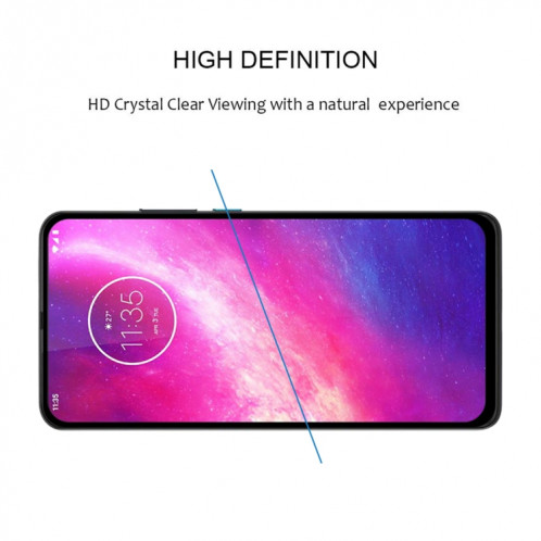 Pour Motorola One Hyper 25 PCS Full Glue Full Cover Film de protection d'écran en verre trempé SH44031708-07