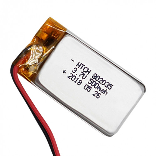 Remplacement de batterie Li-polymère 2 pièces 802035 500mAh SH6606354-04