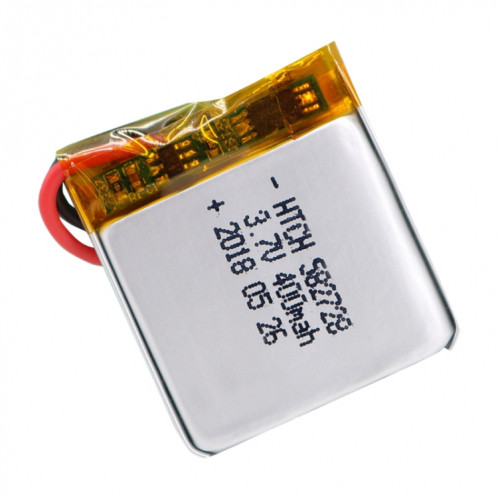 2 pièces de remplacement de batterie Li-polymère 582728 400 mAh, Remarque importante : pour les batteries au lithium, seuls des moyens d'expédition sécurisés vers l'Union européenne (27 pays), le Royaume-Uni, SH66081034-04