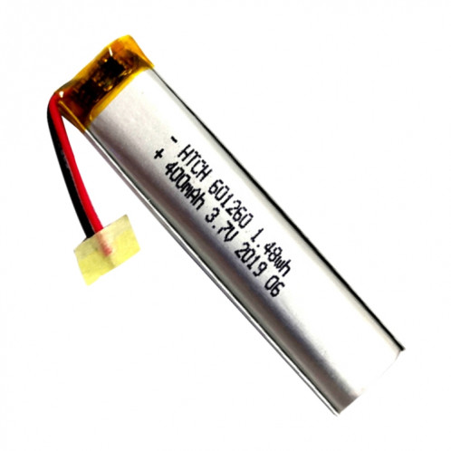 2 pièces de remplacement de batterie Li-polymère 601260 400 mAh, Remarque importante : pour les batteries au lithium, seuls des moyens d'expédition sécurisés vers l'Union européenne (27 pays), le Royaume-Uni, SH6613787-03