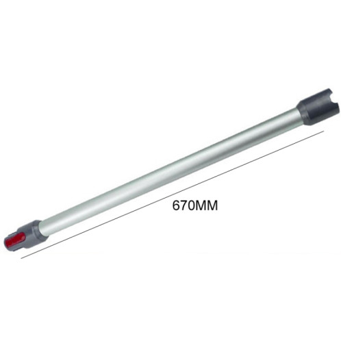 Pour Dyson V7 / V8 / V10 / V11 Tige d'extension d'aspirateur Tuyau droit en métal (Argent) SH001E1745-05