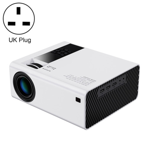Y6 190ANSI 1024x600P Projecteur LED Prise en charge de la mise en miroir de l'écran, prise britannique SH601B1844-08