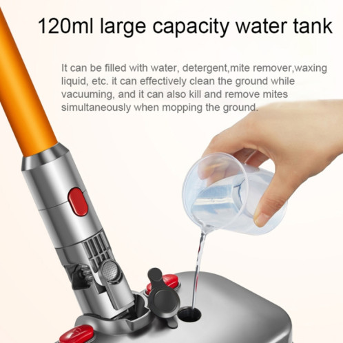 Pour Dyson V7 / V8 / V10 / V11 D2 Tête de vadrouille électrique humide et sèche avec réservoir d'eau SH93021401-07