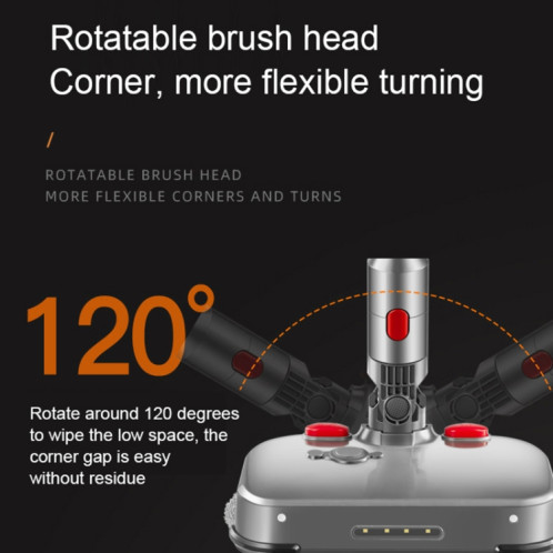 Pour Dyson V7 / V8 / V10 / V11 D2 Tête de vadrouille électrique humide et sèche avec réservoir d'eau SH93021401-07
