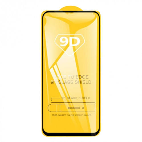 Pour Motorola One Hyper 9D Full Glue Film en verre trempé plein écran SH58241413-010