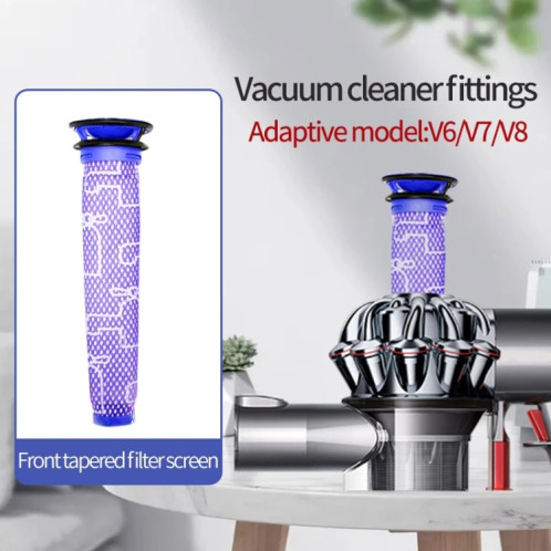 Pré-filtre de post-filtre d'écran d'aspirateur pour Dyson V7 / V8 / V6 SH6201650-06