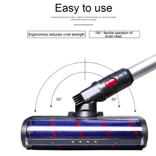 Pour Dyson V6 / DC62 Aspirateur Brosse de sol électrique Brosse à moquette SH84011877-06