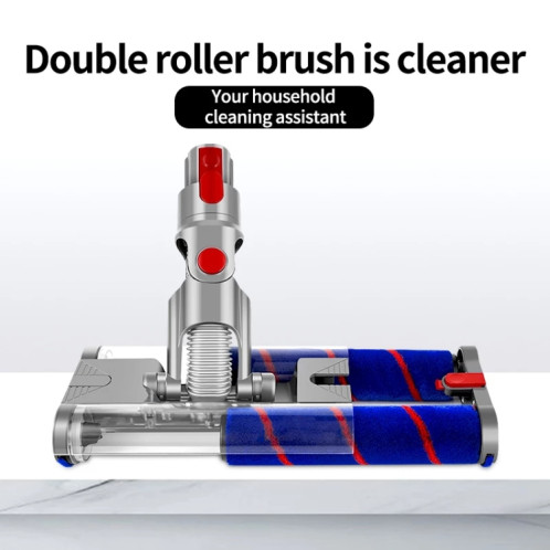 Pour Dyson V7 / V8 / V10 / V11 Brosse à double rouleau Brosse de sol électrique universelle SH9901933-05