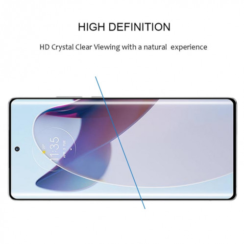 Film de verre trempé plein écran à bord incurvé 3D pour Motorola Moto X30 Pro SH97011100-07