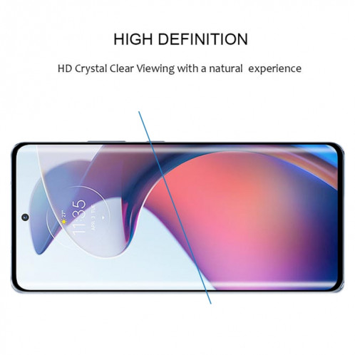 25 PCS Film de verre trempé plein écran à bord incurvé 3D pour Motorola Moto S30 Pro / Edge 30 Fusion SH98021402-07