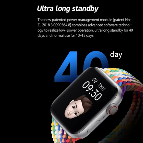 W17 Pro Max 1,9 pouces Bluetooth rappel de message d'appel montre intelligente en silicone (bleu) SH501E150-011