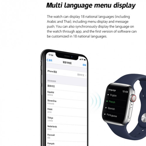 W17 Pro Max 1,9 pouces Bluetooth rappel de message d'appel montre intelligente en silicone (blanc) SH501D162-011