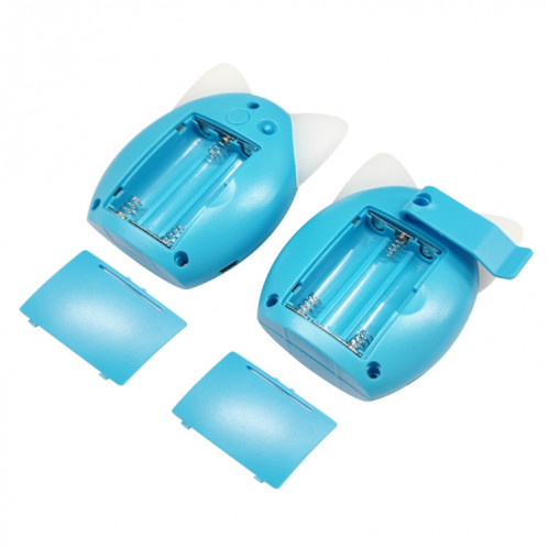 Moniteur audio sans fil pour bébé prenant en charge la surveillance vocale + interphone + veilleuse sans batterie, type de prise : (bleue). SH603C1582-08