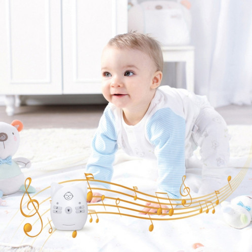 Moniteur audio sans fil pour bébé prenant en charge la surveillance vocale + interphone + veilleuse sans batterie, type de prise : (rose). SH603B231-08