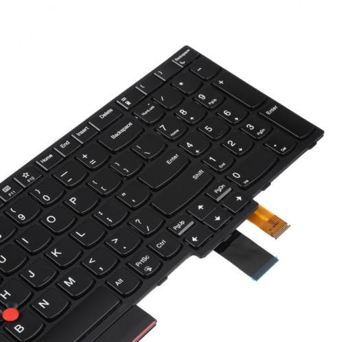 Clavier Version US avec rétroéclairage et pointage pour Lenovo Thinkpad T570 T580 SH76051408-05