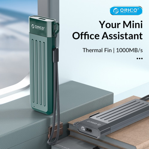 ORICO MM2C3-GY USB3.1 Gen1 Type-C 6Gbps M.2 SATA SSD Boîtier (Gris) SO201B1675-07