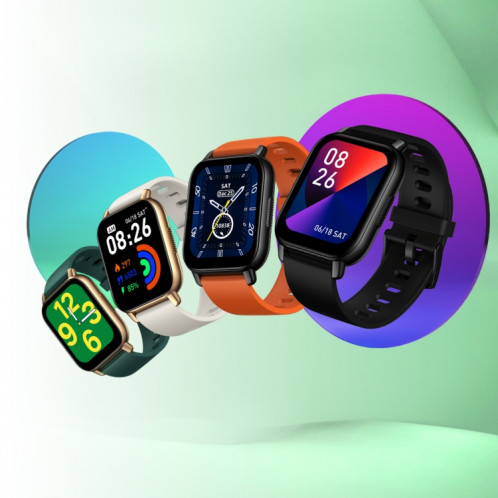 Zeblaze Btalk 1,86 pouces grand écran couleur appels vocaux santé et fitness montre intelligente (noir) SZ401A438-07