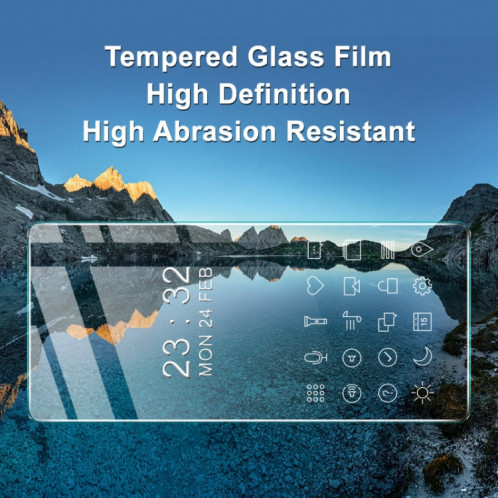 Pour le film de verre trempé de la série Motorola Moto E32s 4G IMAK H SI1903887-07