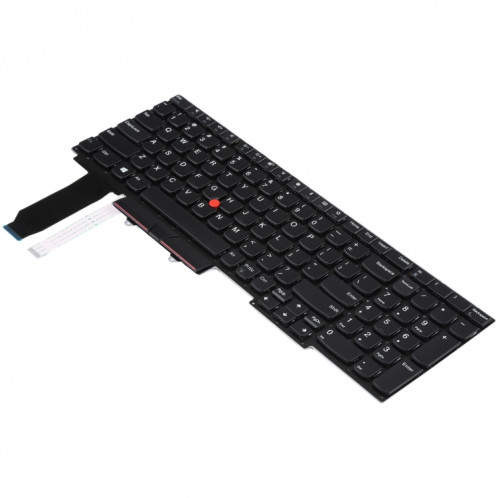 Clavier Version US avec pointage pour Lenovo Thinkpad E15 Gen 2 Gen (noir) SH801A451-05