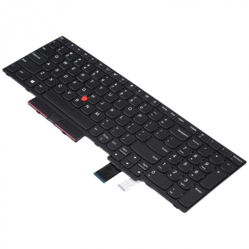 Clavier Version US avec pointage pour Lenovo Thinkpad T570 T580 (noir) SH802A1013-05