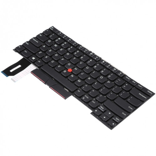 Clavier Version US avec pointage pour Lenovo Thinkpad T490S (noir) SH806A611-05