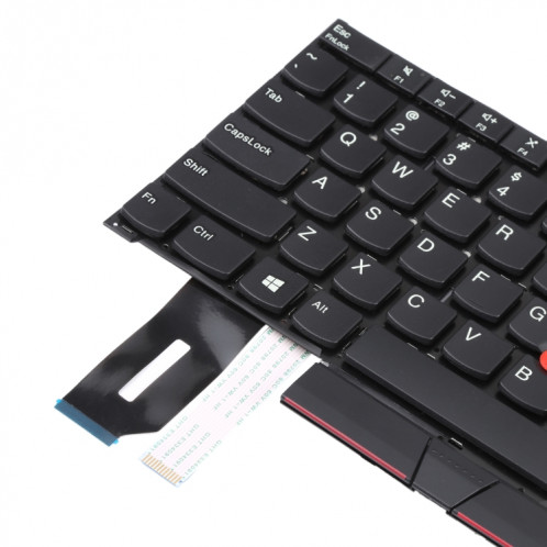Clavier Version US avec pointage pour Lenovo Thinkpad T490S (noir) SH806A611-05