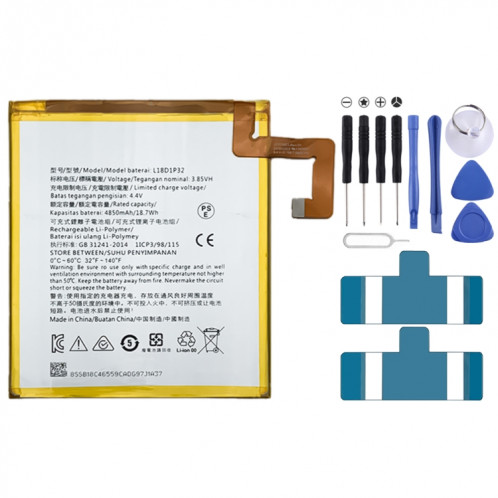 4850mAh L18D1P32 pour batterie li-polymère pour tablette Lenovo M10 TB-X605L SH95021538-05