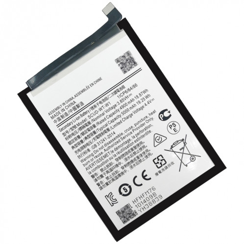 SCUD-WT-W1 5000mAh pour batterie Li-polymère Samsung Galaxy A22 5G SH95061740-05