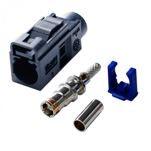 Pour câble RG174 Fakra Radio à sertir connecteur femelle Jack/fiche avec coaxial RF fantôme (Fakra A) SH301A1411-04