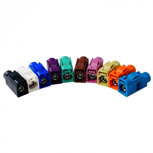 Pour câble RG174 Fakra Radio à sertir connecteur femelle Jack/fiche avec coaxial RF fantôme (Fakra K) SH301H332-04