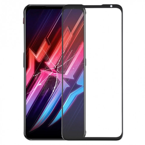 Lentille en verre extérieure de l'écran avant avec adhésif OCA optiquement transparent pour ZTE Nubia Red Magic 6 NX669J SH6503705-06