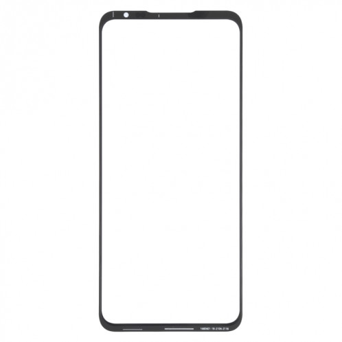 Lentille en verre extérieure de l'écran avant avec adhésif OCA optiquement transparent pour ZTE Nubia Red Magic 6 NX669J SH6503705-06