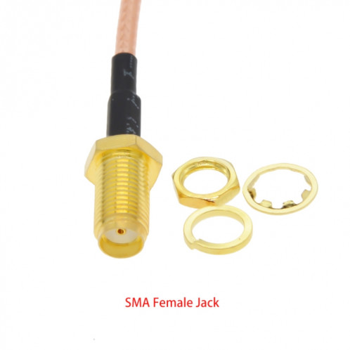 Câble coaxial RG316 d'extension d'antenne de 20 cm (SMA femelle à Fakra F femelle) SH601F1267-04