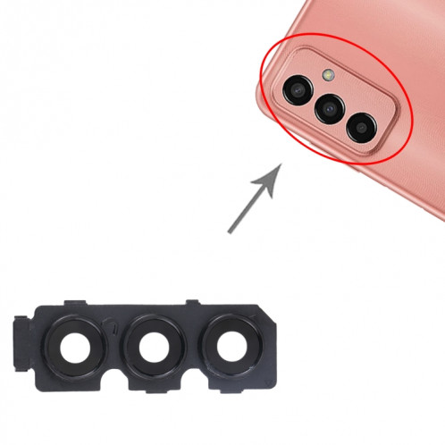 Pour Samsung Galaxy M13 SM-M135F 10 pièces couvercle d'objectif de caméra SH35021322-04