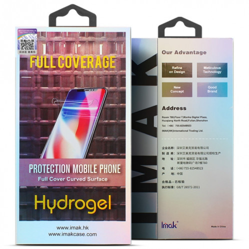 1 ensembles de Film Hydrogel plein écran incurvé imak (écran extérieur + écran intérieur) pour Motorola Moto Razr 2022 SI4402375-06