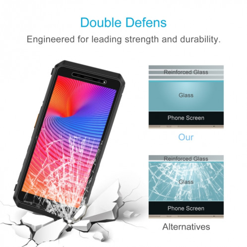 Pour Ulefone Power Armor X11 Pro 10 PCS 0.26mm 9H 2.5D Film de verre trempé SH4503117-06