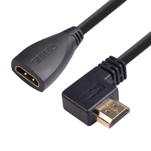 HDL-03 Câble adaptateur coudé mâle vers femelle HDMI 30 cm, type : angle gauche SH7901750-04