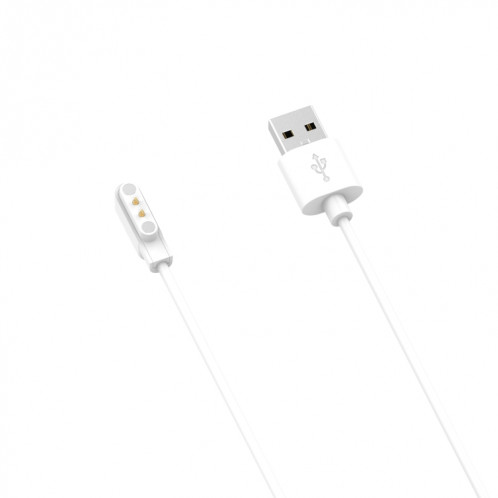 Pour Realme Watch 3 Câble de charge USB pour chargeur de berceau magnétique, longueur: 1 m (blanc) SH701A856-06