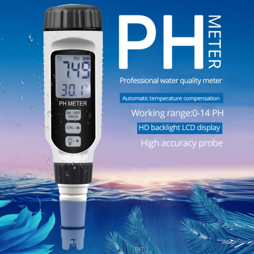 Stylo testeur de qualité de l'eau SmartSensor PH818 PH SH67161631-07