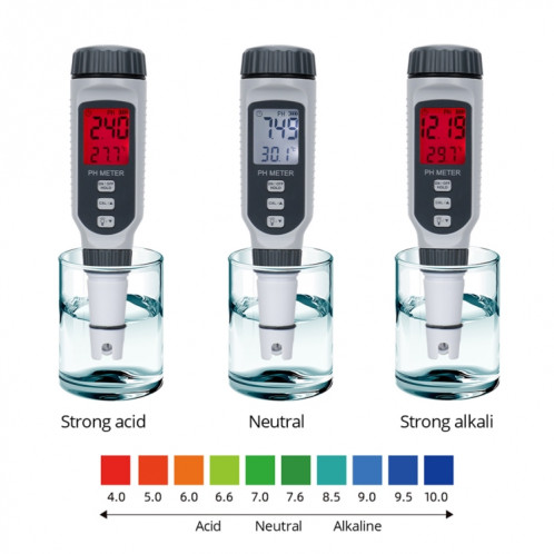 Stylo testeur de qualité de l'eau SmartSensor PH818 PH SH67161631-07