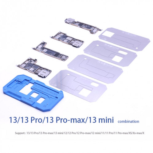 MiJing Z20 Pro pour iPhone X-13 Pro Max 14 en 1 plate-forme de soudure de rebillage de carte mère de couche intermédiaire SH67711430-04
