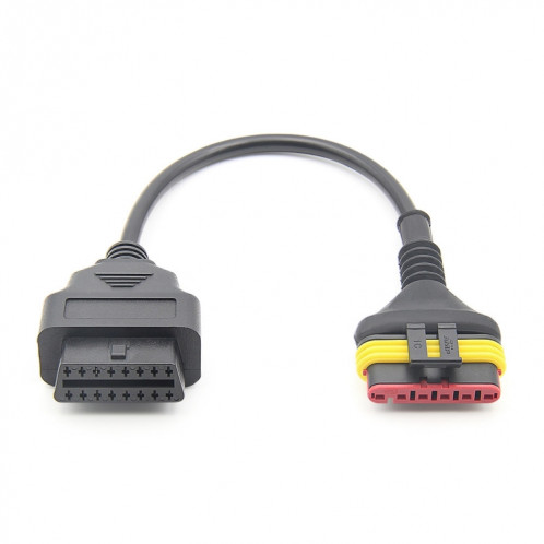 Câble adaptateur moto OBD 6 broches à 16 broches pour Benelli SH68361318-03